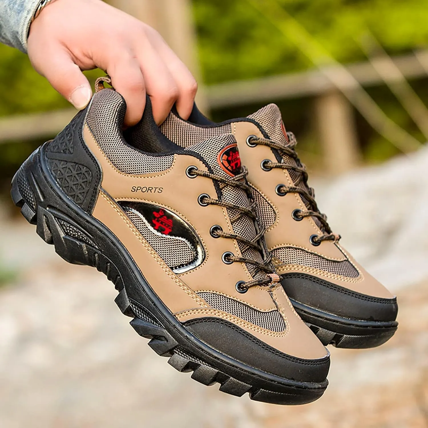 Lightweight Hiking Shoes for Men Comfortable Lightweight Casual Walking Shoe Breathable Diabetic Shoes for Men