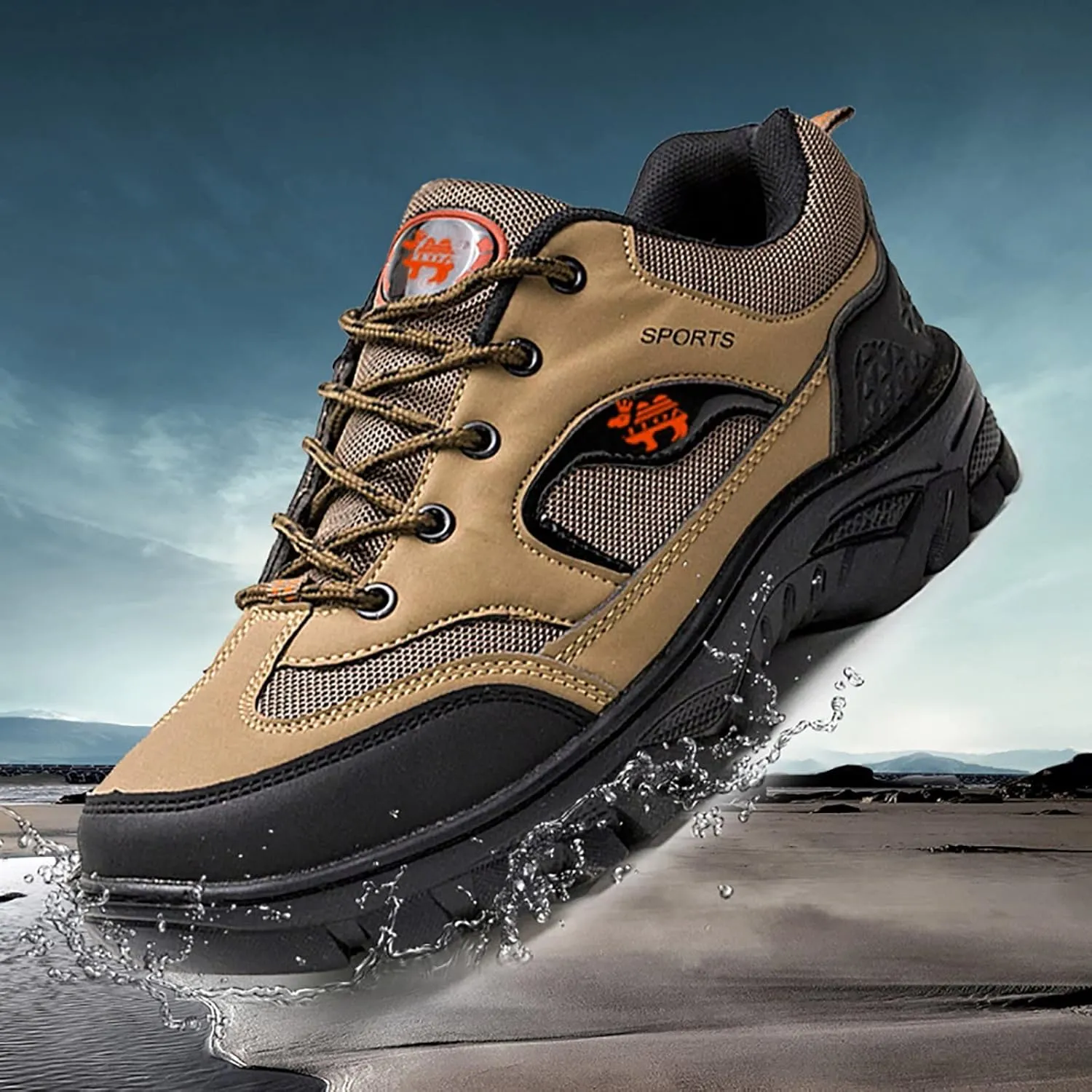 Lightweight Hiking Shoes for Men Comfortable Lightweight Casual Walking Shoe Breathable Diabetic Shoes for Men