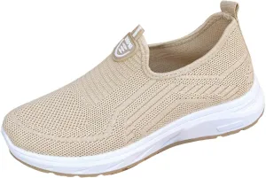 Lightweight Nursing Shoes for Women Slip on Orthopaedic Walking Sneakers Classic Athletic Skateboard Sneakers