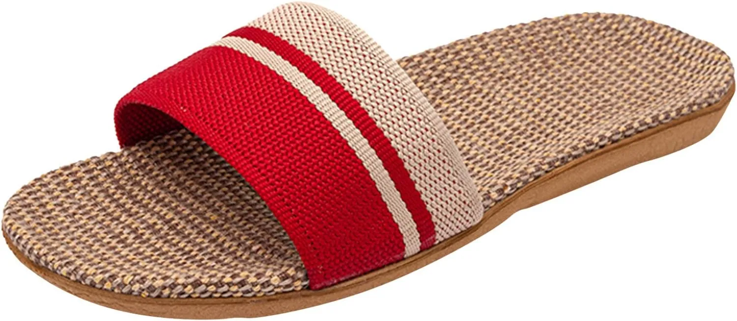 Linen Home Slippers Casual Sandals Women Slippers Fashionable And Minimalist New Linen Lovers Lightweight Comfortable