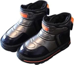 Little Kid Winter Girls Boys Ankle Boots Comfortable Warm Lined Casual Shoes Sports Shoes Outdoor Baby Walking Shoes