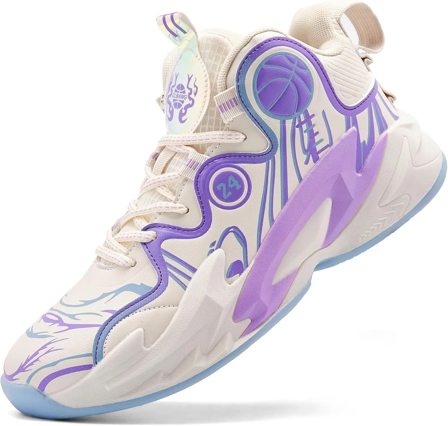Men's Basketball Shoes are Breathable Fashionable Athletic Non Slip Wear-Resistant Training Boots