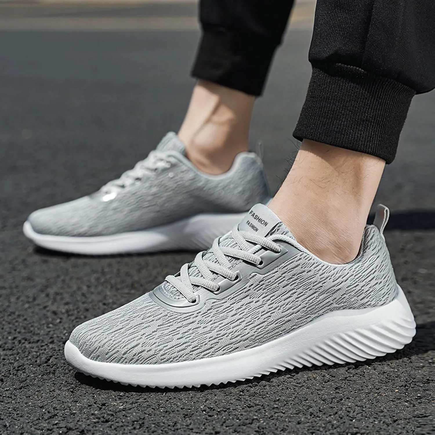 Men's Breathable Stretch Workout Shoes Non Slip Lightweight Workout Shoe Lightweight Non Slip Sneakers for Men