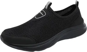 Men's Hollow Mesh Sports Shoes Fashionable Breathable Walking Shoes Comfortable Barefoot Minimalist Shoe