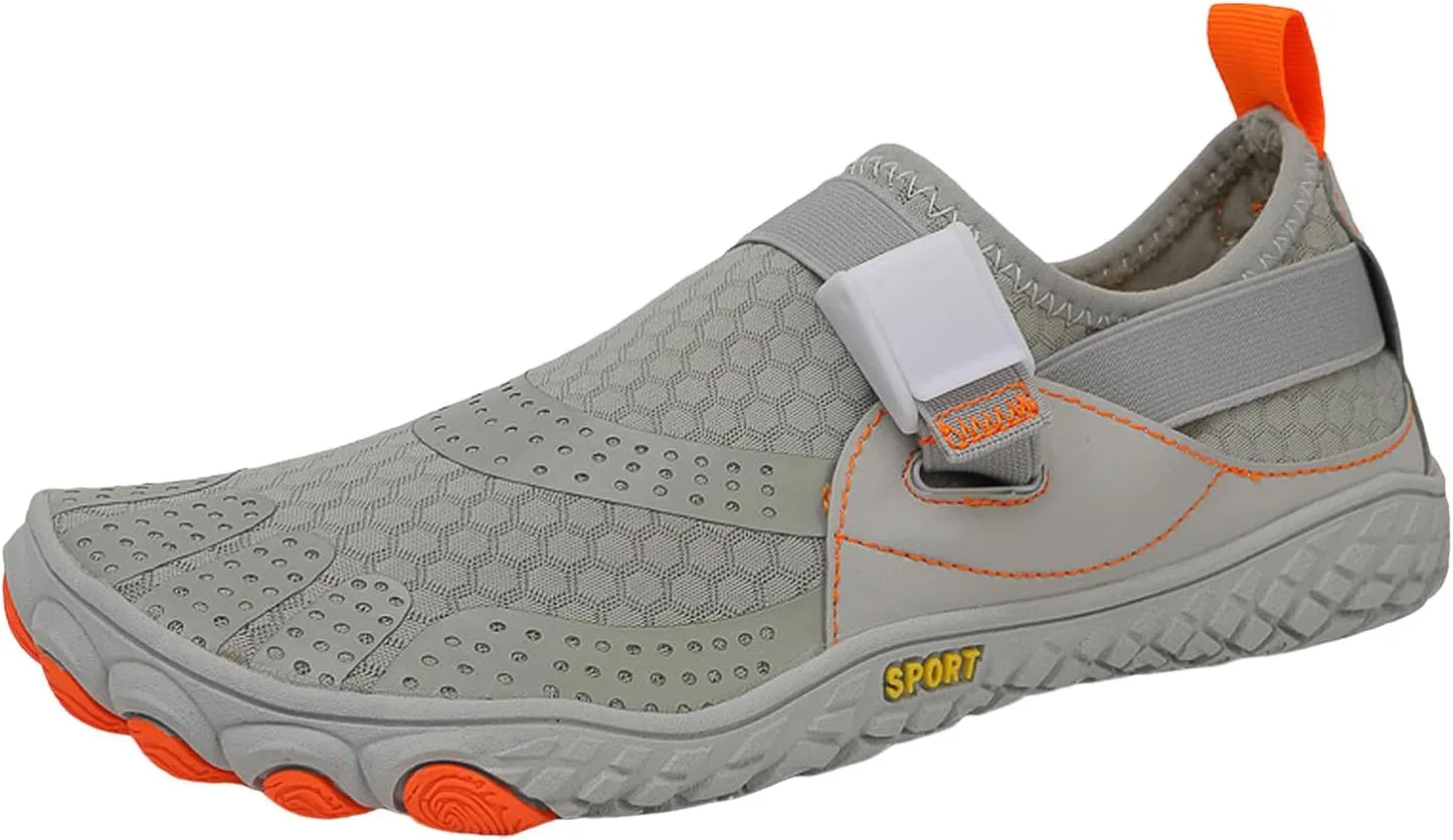 Mens Lightweight Minimalist Shoes Lightweight Breathable Slip On Running Shoe Men's Arch Support Insole Shoes