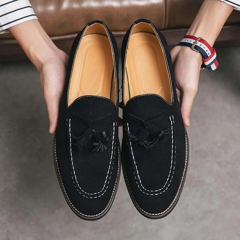 Men's Oxford Leather Dress Shoes Genuine Leather Shoes Comfort Loafers