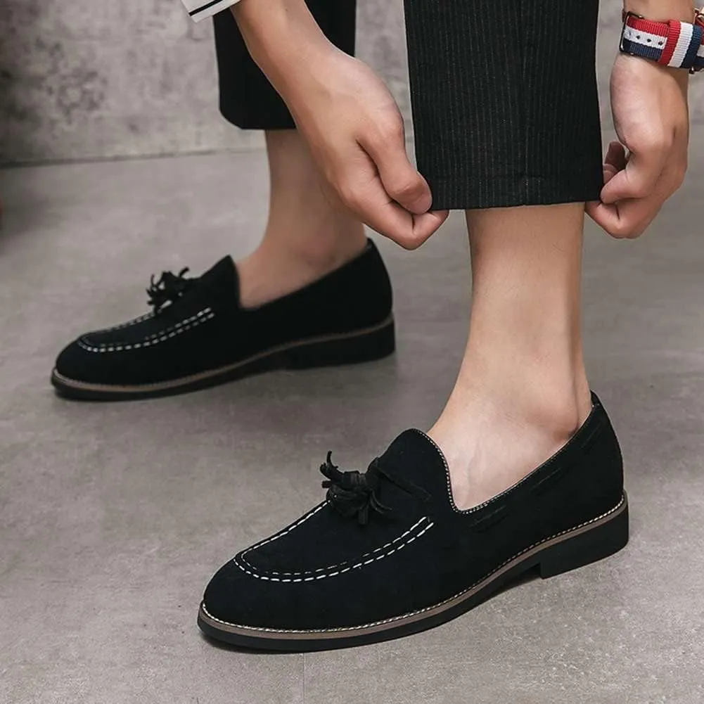 Men's Oxford Leather Dress Shoes Genuine Leather Shoes Comfort Loafers
