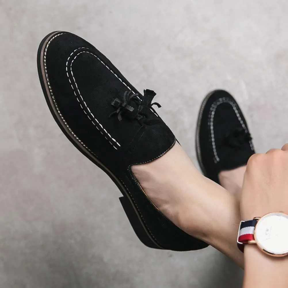 Men's Oxford Leather Dress Shoes Genuine Leather Shoes Comfort Loafers