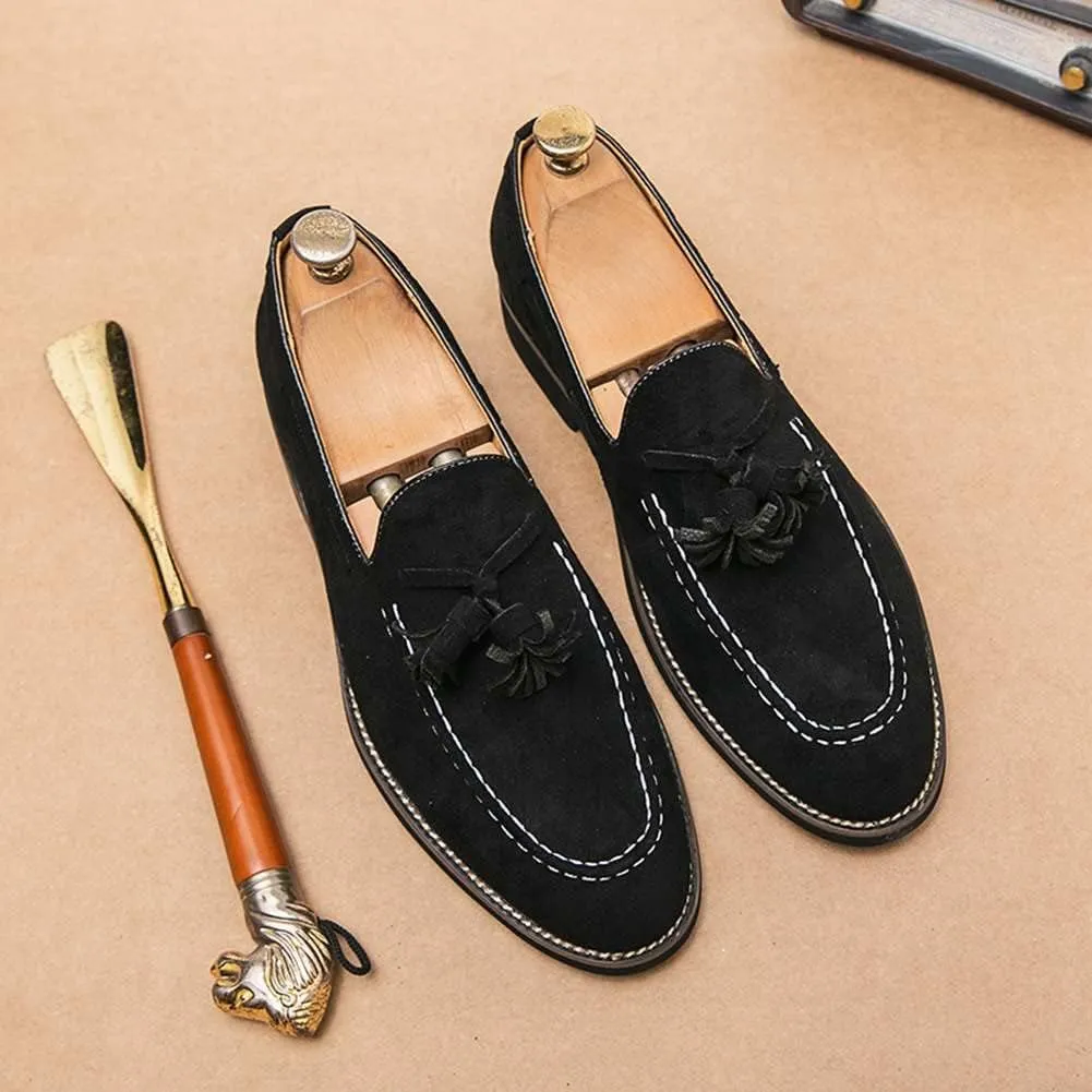 Men's Oxford Leather Dress Shoes Genuine Leather Shoes Comfort Loafers