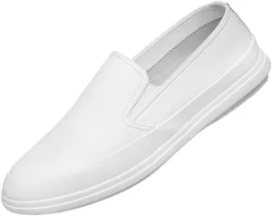 Men's Vintage Loafers Shoes Vegan Leather Tuxedo Round Toe Solid Color Non Slip Wedding Slip-on