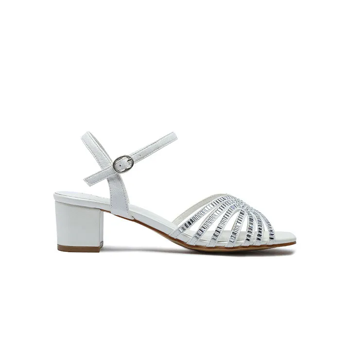 Metallic Strappy Block Heel HL 169
