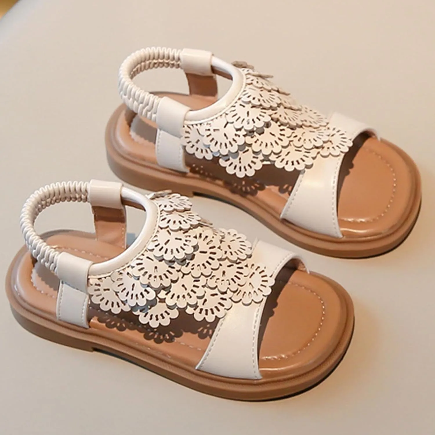 out Sandals for Girls Trendy Flat Boho Sandal Comfy Beach Outwear Hiking School Footwear Summer Shoes