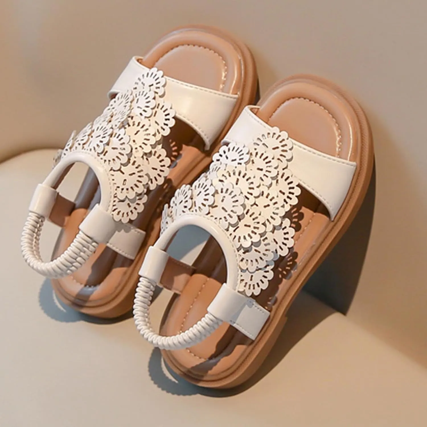 out Sandals for Girls Trendy Flat Boho Sandal Comfy Beach Outwear Hiking School Footwear Summer Shoes