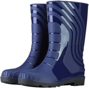 Outdoor Work Booties Men's Outdoor All Match Rain Boots Mid Tube Non Slip Waterproof Rubber Shoes Outdoor Gardening Work