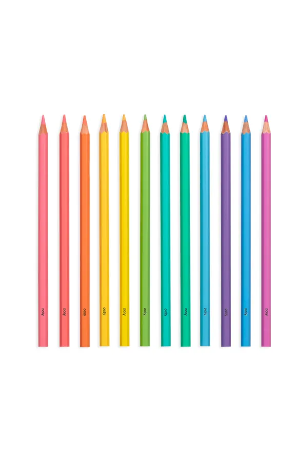 Pastel Hues Colored Pencils - Set of 12