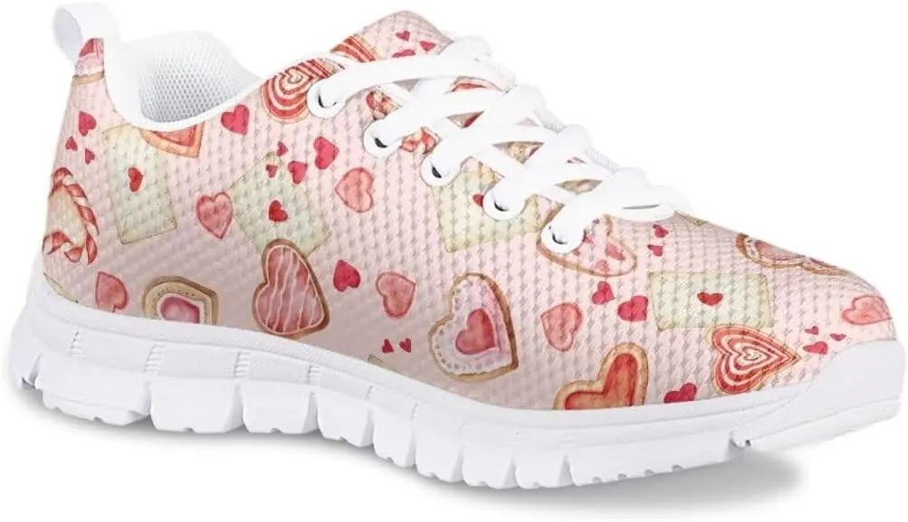 Pinupub Tennis Shoes for Girls Boys Cute Print Sports Sneakers Comfy Lightweight Running Shoes