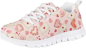 Pinupub Tennis Shoes for Girls Boys Cute Print Sports Sneakers Comfy Lightweight Running Shoes