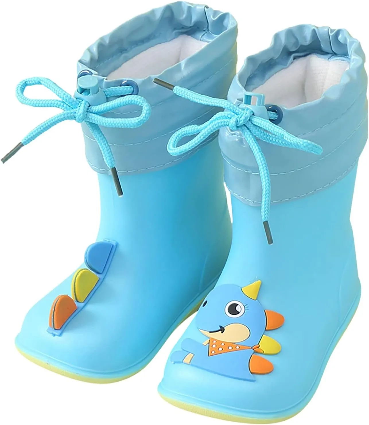 Rain Boots Baby Colorful Plush Children Water Shoes Soft Outdoor Kids Rain Boots Toddler Fall Shoes