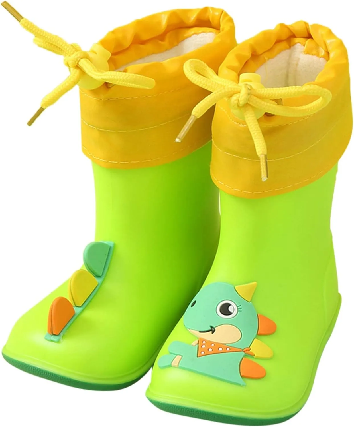 Rain Boots Baby Colorful Plush Children Water Shoes Soft Outdoor Kids Rain Boots Toddler Fall Shoes