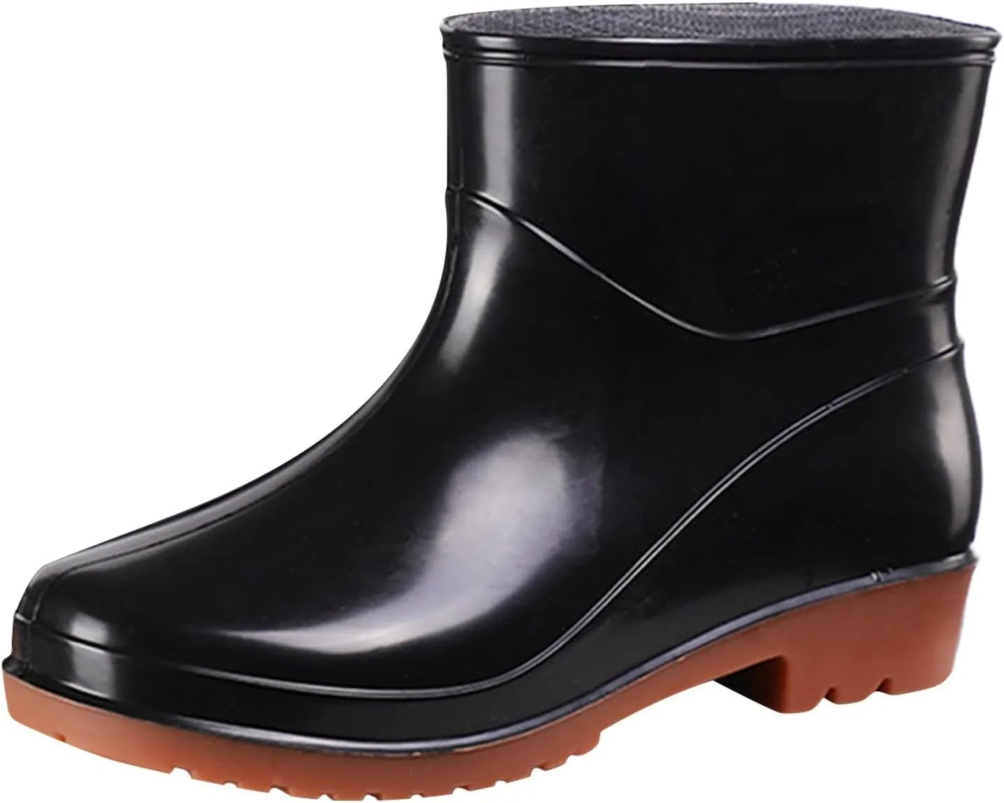 Rain Boots Women Women's Short Rain Boots Waterproof Garden Shoes Outdoor Work Boot for Hunting Gardening Farming