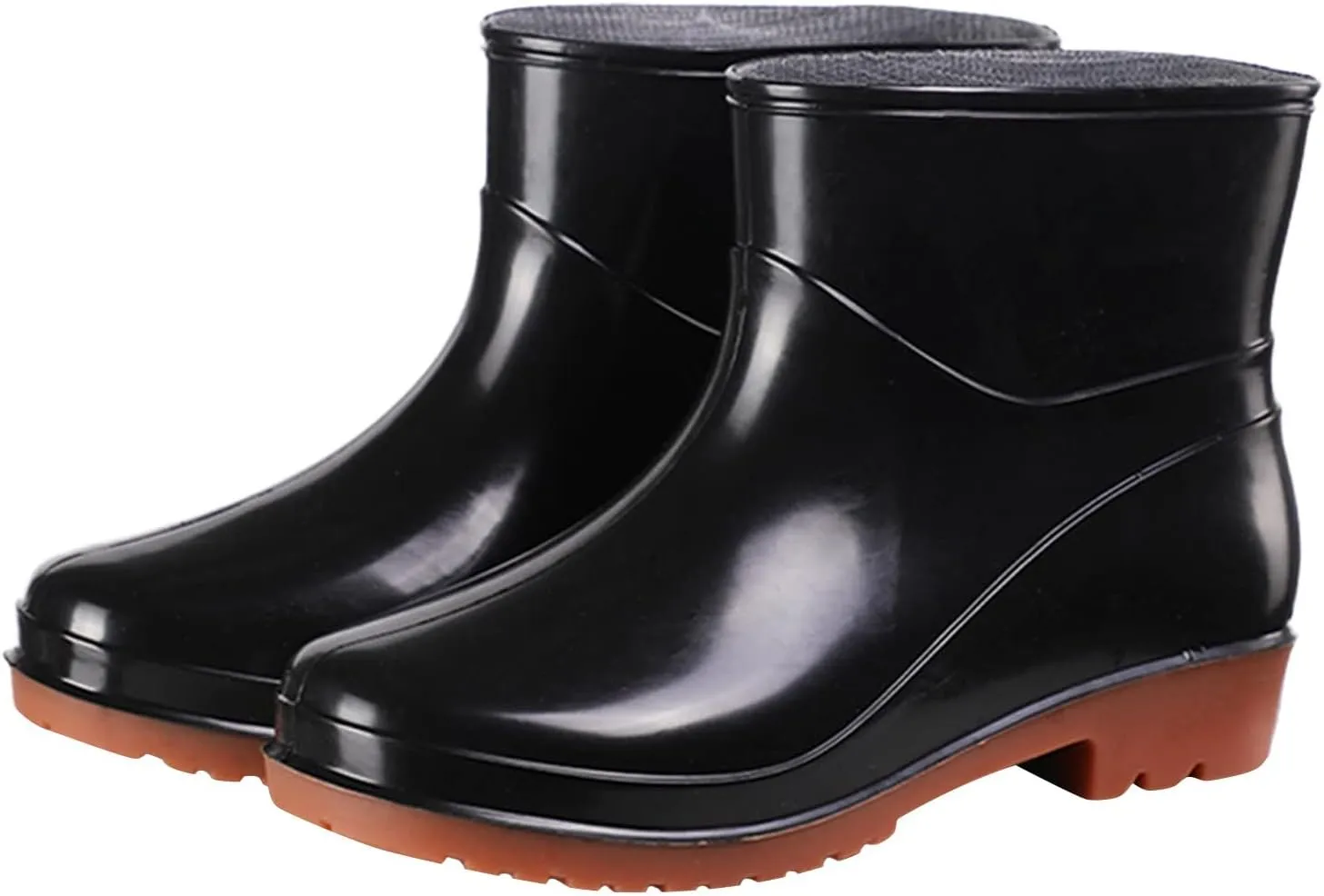 Rain Boots Women Women's Short Rain Boots Waterproof Garden Shoes Outdoor Work Boot for Hunting Gardening Farming