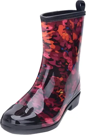 Rubber Outdoor Shoes Water Rain Women's Boots Mid Style Punk Boots Women's Boots Goulashes Women