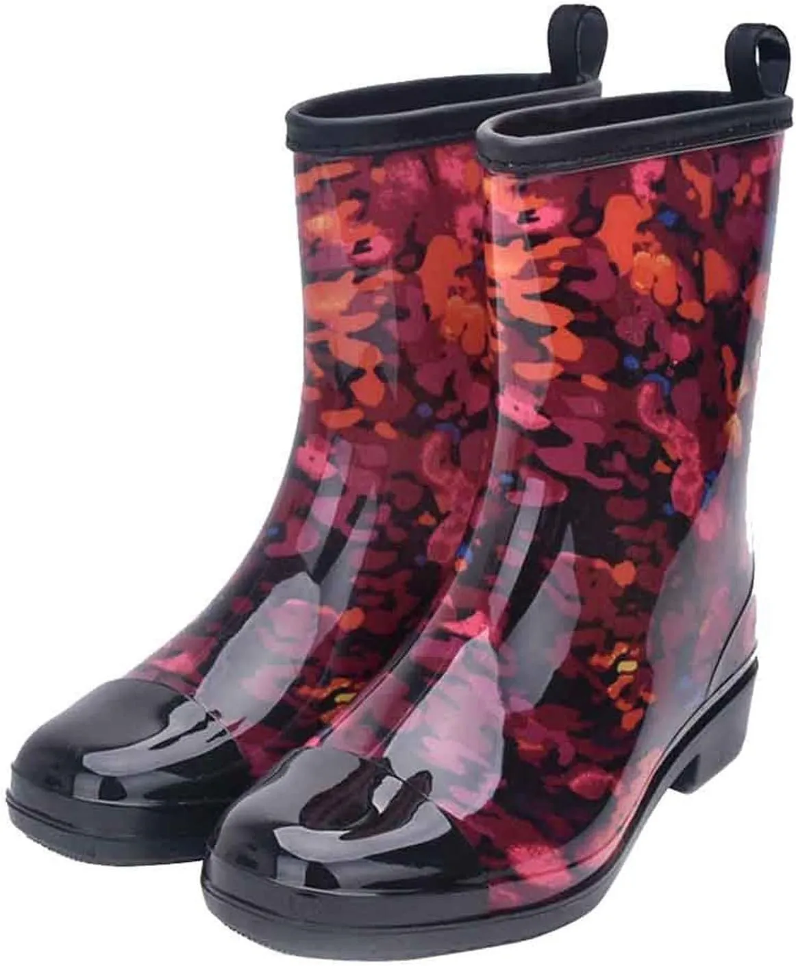 Rubber Outdoor Shoes Water Rain Women's Boots Mid Style Punk Boots Women's Boots Goulashes Women