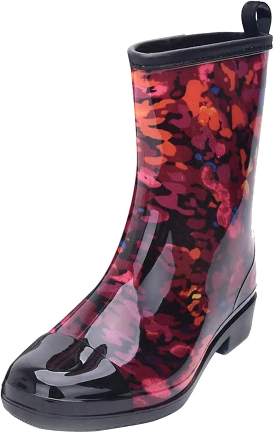Rubber Outdoor Shoes Water Rain Women's Boots Mid Style Punk Boots Women's Boots Goulashes Women