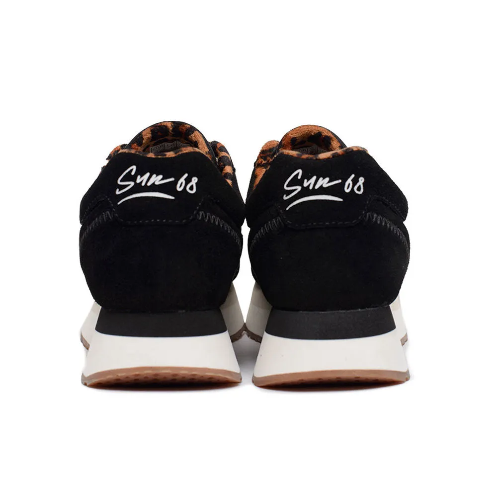 Scarpe Donna Sun68 Sneakers Kelly Suede Colore Nero