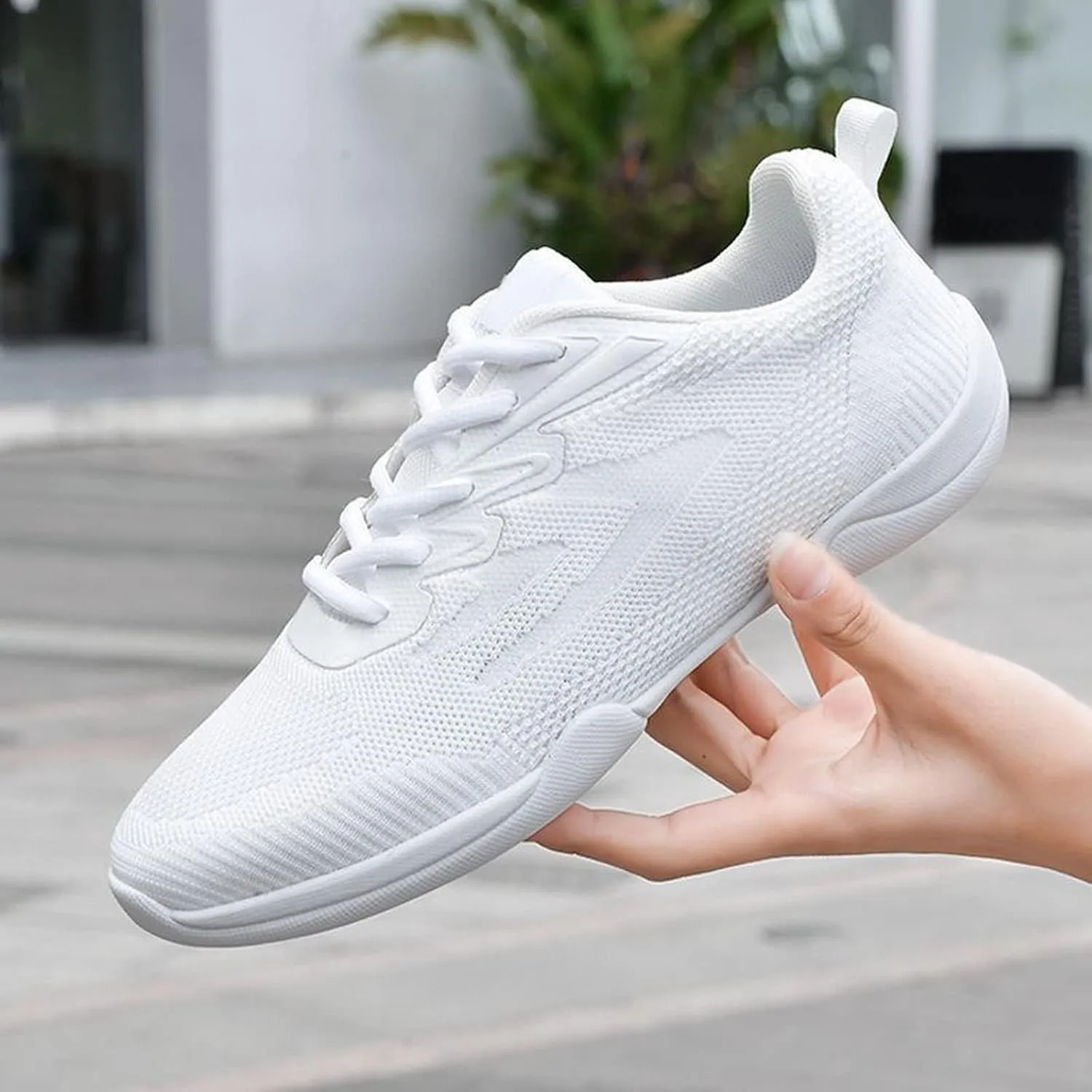 Sneakers for Women Running Shoes Fashion Walking Lace Up Walking Shoes Women Jogging Shoes Dressy Casual White Platform Sneakers Steel Toe Tennis Shoe Cross Trainer Shoe