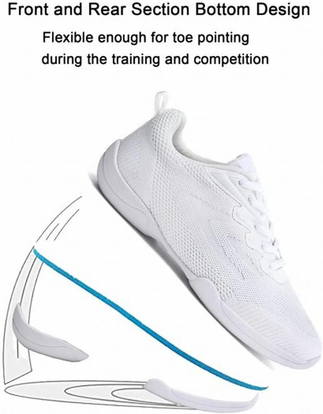 Sneakers for Women Running Shoes Fashion Walking Lace Up Walking Shoes Women Jogging Shoes Dressy Casual White Platform Sneakers Steel Toe Tennis Shoe Cross Trainer Shoe