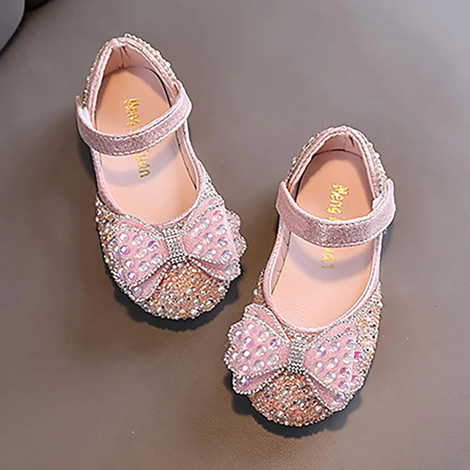 Spring and Summer Children Dance Shoes Girls Performance Princess Shoes Rhinestone Pearl Dress