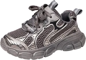 Toddler Baby Sneakers Fashionable Children Sports Boys and Girls Thick Non Slip Boy Solid Tied Shoes Casual Shoes