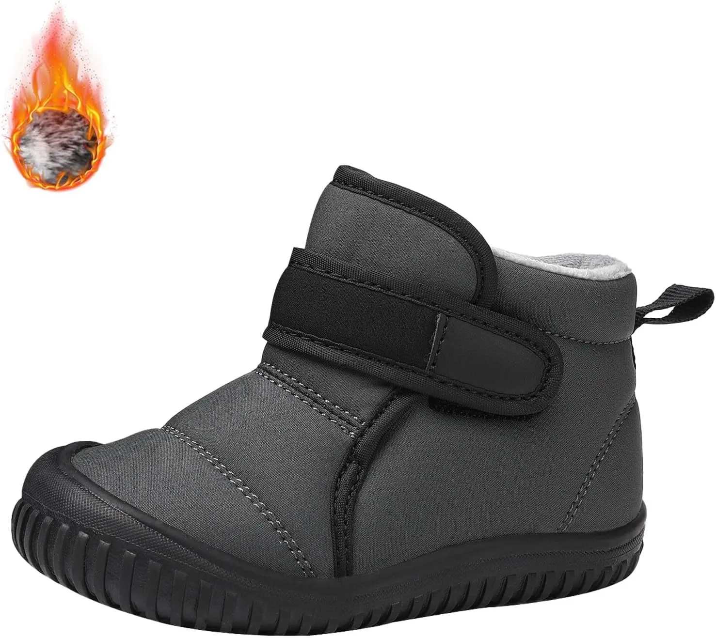 Toddler Baby Snow Boots Winter Shoes Boys Cold Weather Baby Faux Fr Shoes Snow Boots For Girls Big Kid Warm Inside