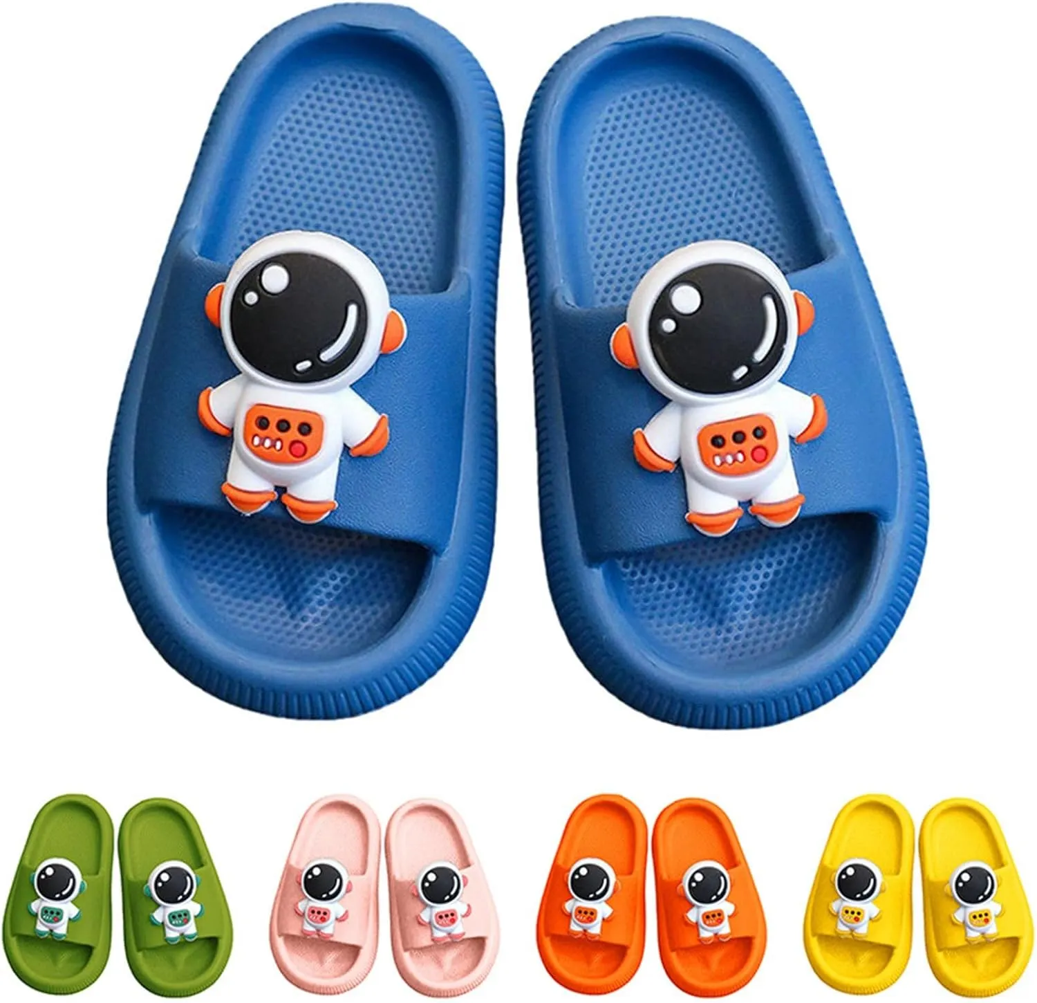 Toddler Cartoon Non Slip Slides Non-Slip Comfy Cushioned Thick Sole Shower Pool Slippers Summer Beach Water Shoes