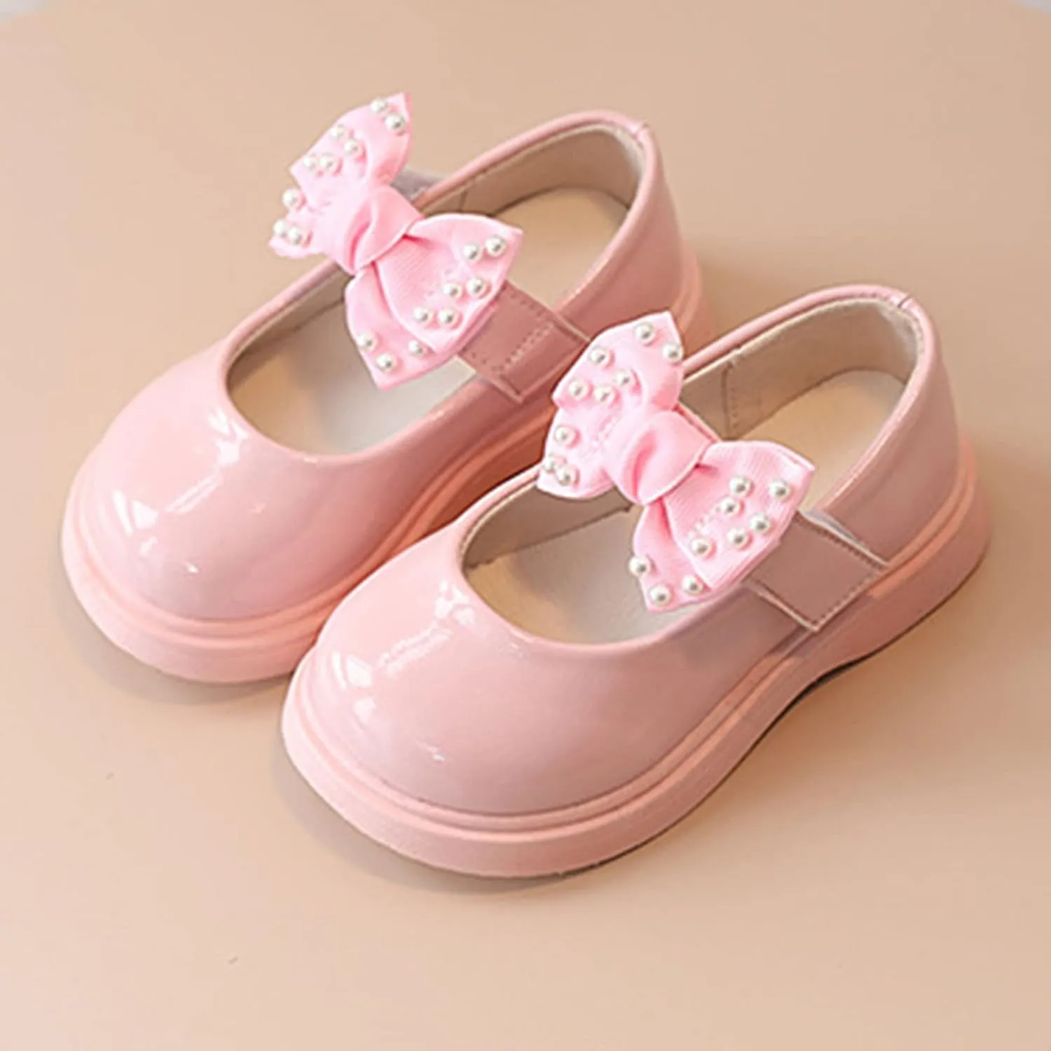 Toddler Girl Sandals Size 8 Girls Sandals Children Shoes Pearl Bow Tie Princess Shoes Dance Girl Elegant Summer Sandals