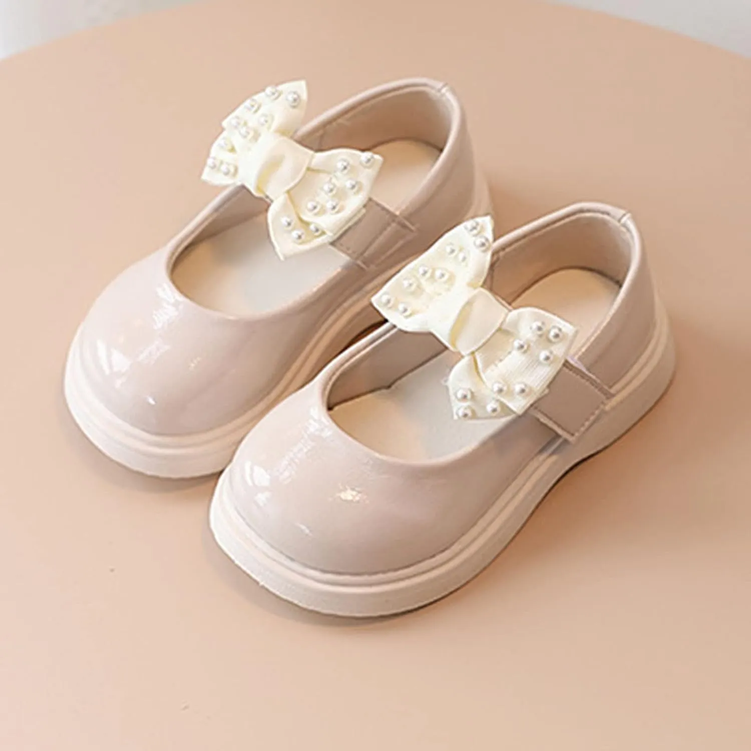 Toddler Girl Sandals Size 8 Girls Sandals Children Shoes Pearl Bow Tie Princess Shoes Dance Girl Elegant Summer Sandals
