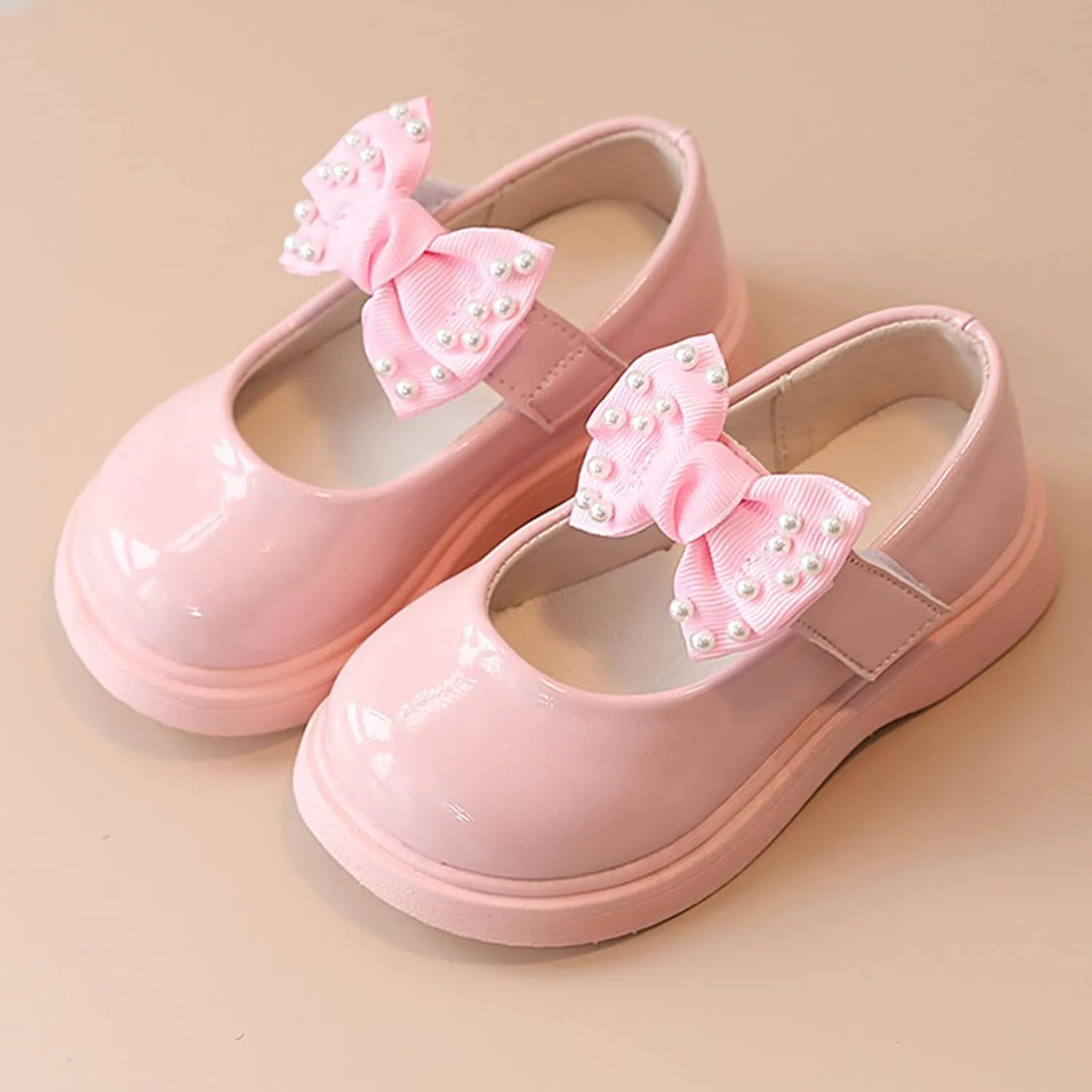 Toddler Girl Sandals Size 8 Girls Sandals Children Shoes Pearl Bow Tie Princess Shoes Dance Girl Elegant Summer Sandals