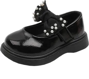 Toddler Girl Sandals Size 8 Girls Sandals Children Shoes Pearl Bow Tie Princess Shoes Dance Girl Elegant Summer Sandals