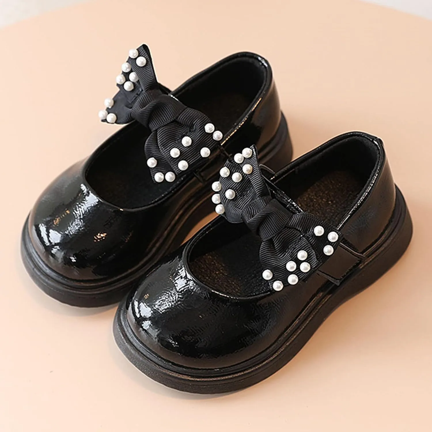 Toddler Girl Sandals Size 8 Girls Sandals Children Shoes Pearl Bow Tie Princess Shoes Dance Girl Elegant Summer Sandals
