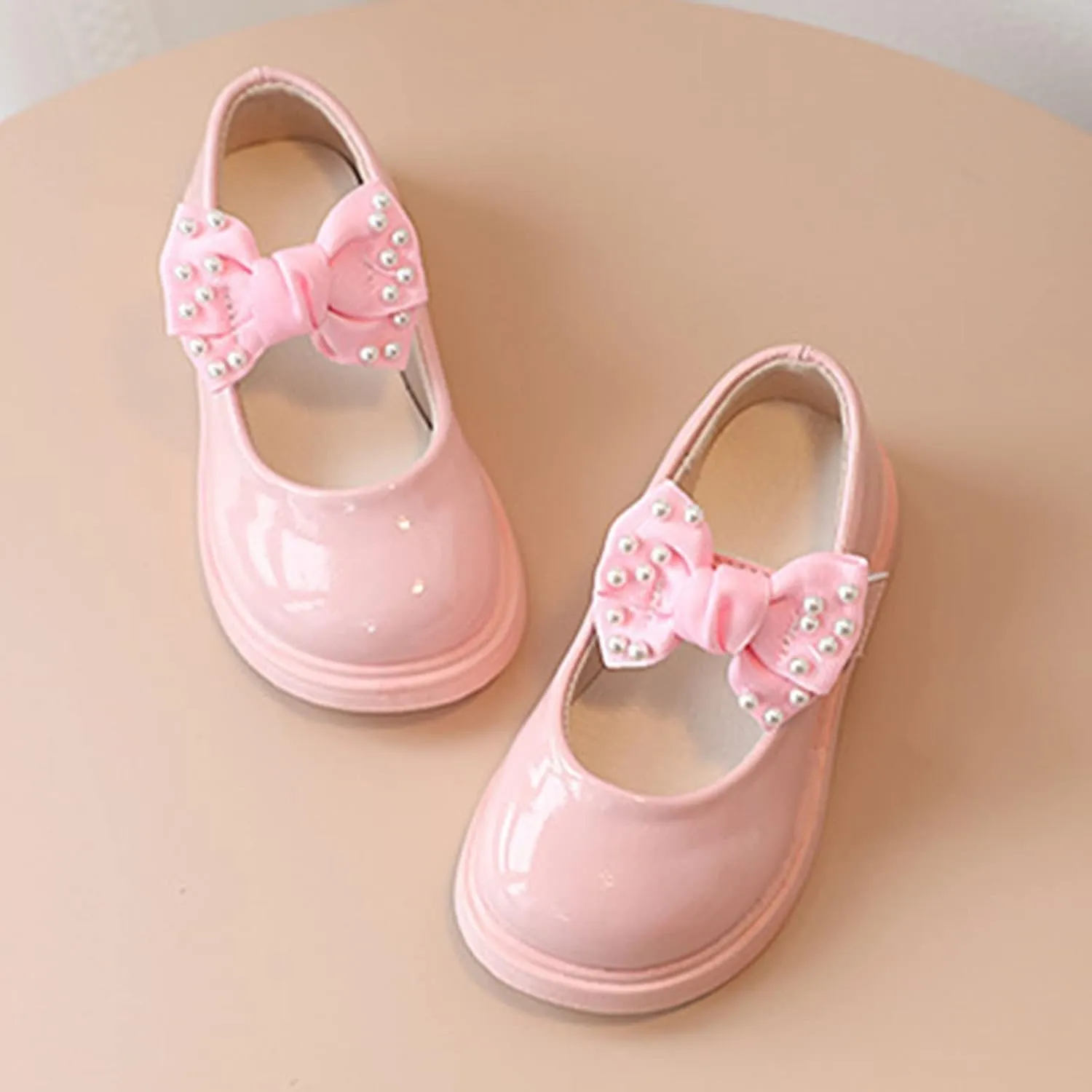 Toddler Girl Sandals Size 8 Girls Sandals Children Shoes Pearl Bow Tie Princess Shoes Dance Girl Elegant Summer Sandals