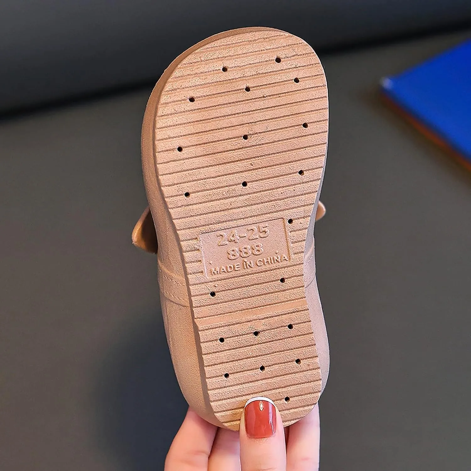 Toddler Girls Bow Sandals Closed Toe Leather Water Shoes Slipper Baby Infant Summer Flat Wide Sandals Lightweight Comfy