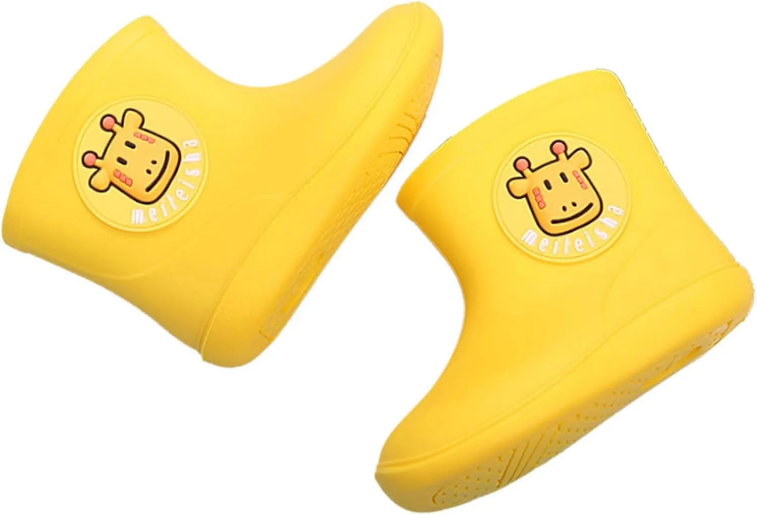 Toddler Rain Boots for Boys Girls, Waterproof eamless Lightweight Rubber Boots Kids Rain Boots Outdoor Playing