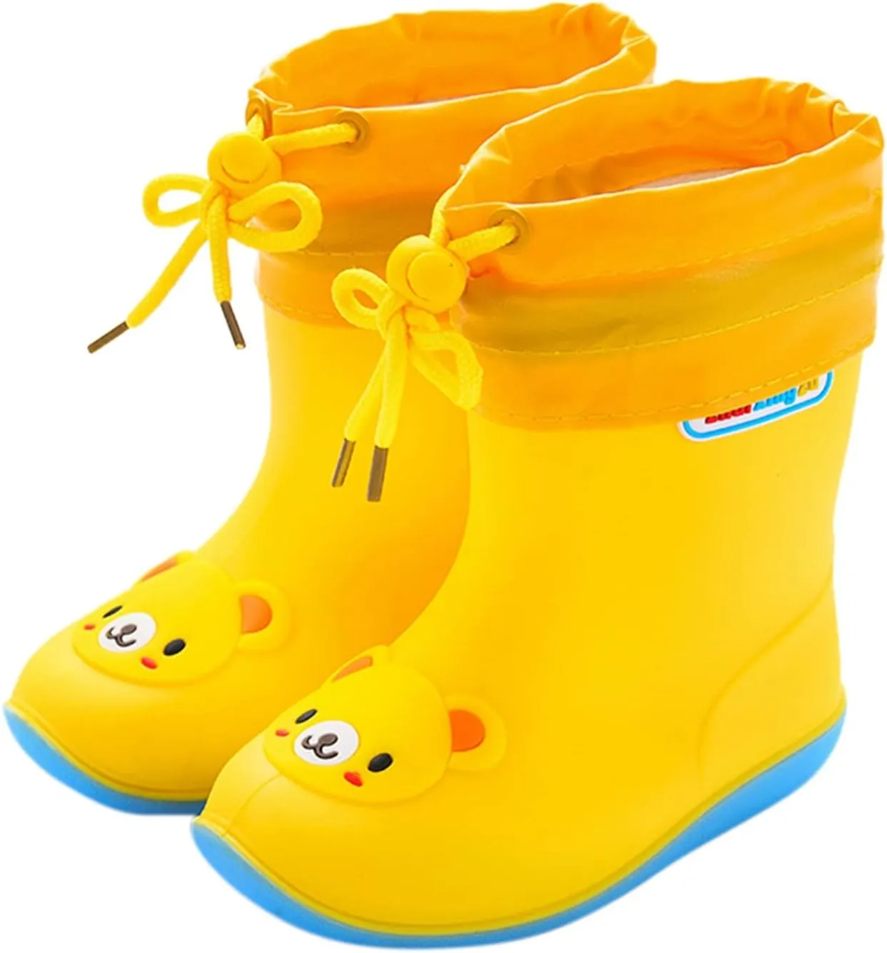 Toddler Rain Boots Waterproof Rainboots Outdoor Boys Girls Cute Lightweight Water Shoes Non-Slip Rubber Mud Boots