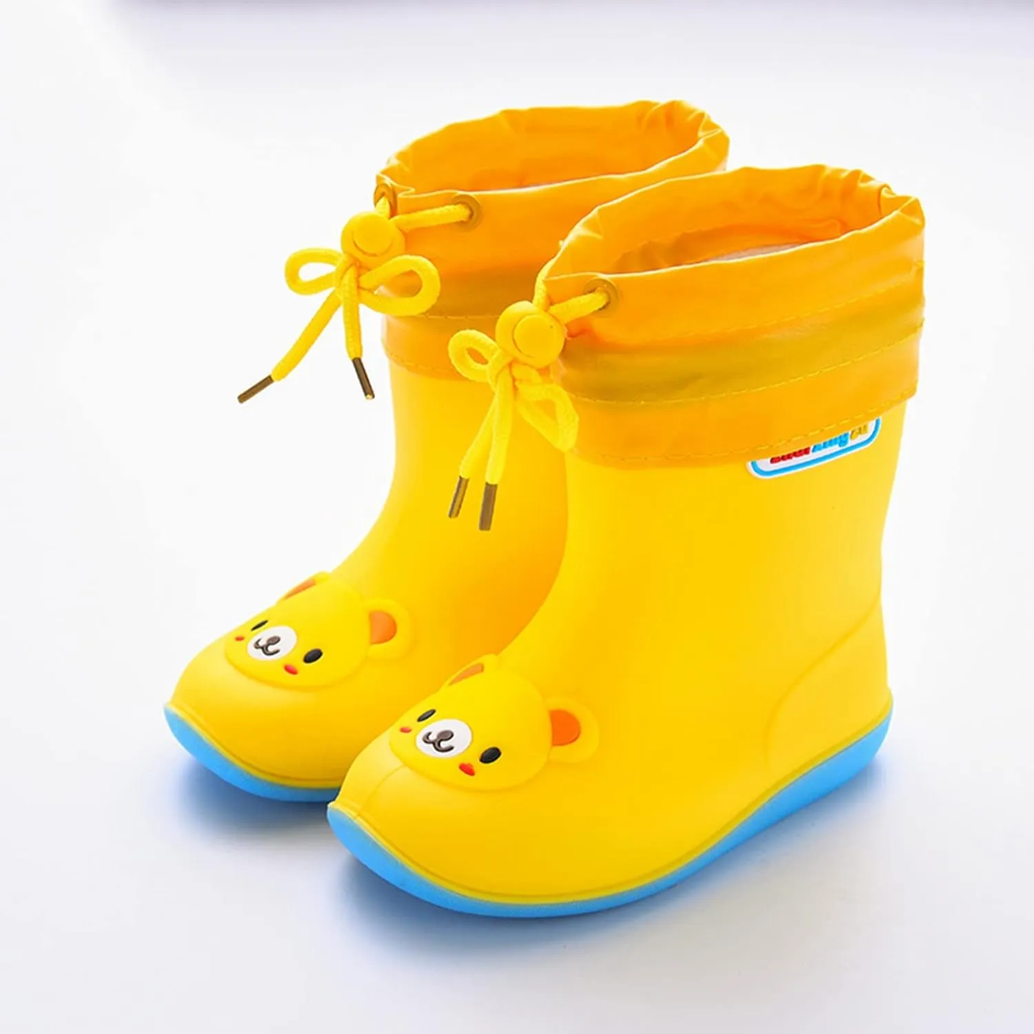 Toddler Rain Boots Waterproof Rainboots Outdoor Boys Girls Cute Lightweight Water Shoes Non-Slip Rubber Mud Boots