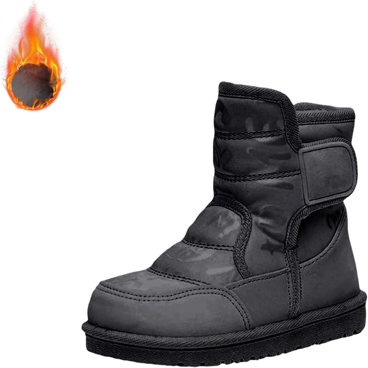 Toddler Snow Boots Boys Snow Boots Size 13 Little Kid Waterproof Non Slip Mid Calf Outdoor Warm Lightweight Snow Boots