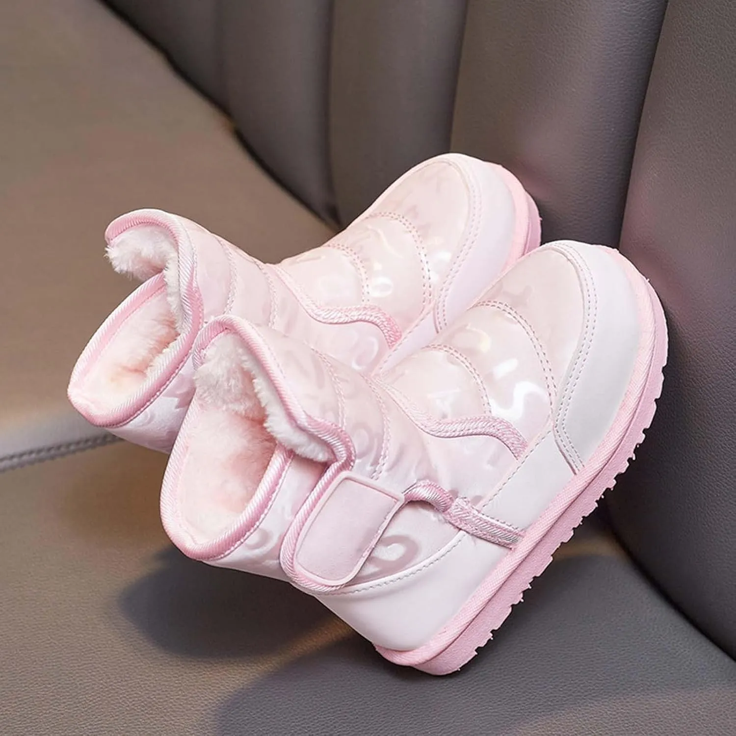 Toddler Snow Boots Boys Snow Boots Size 13 Little Kid Waterproof Non Slip Mid Calf Outdoor Warm Lightweight Snow Boots