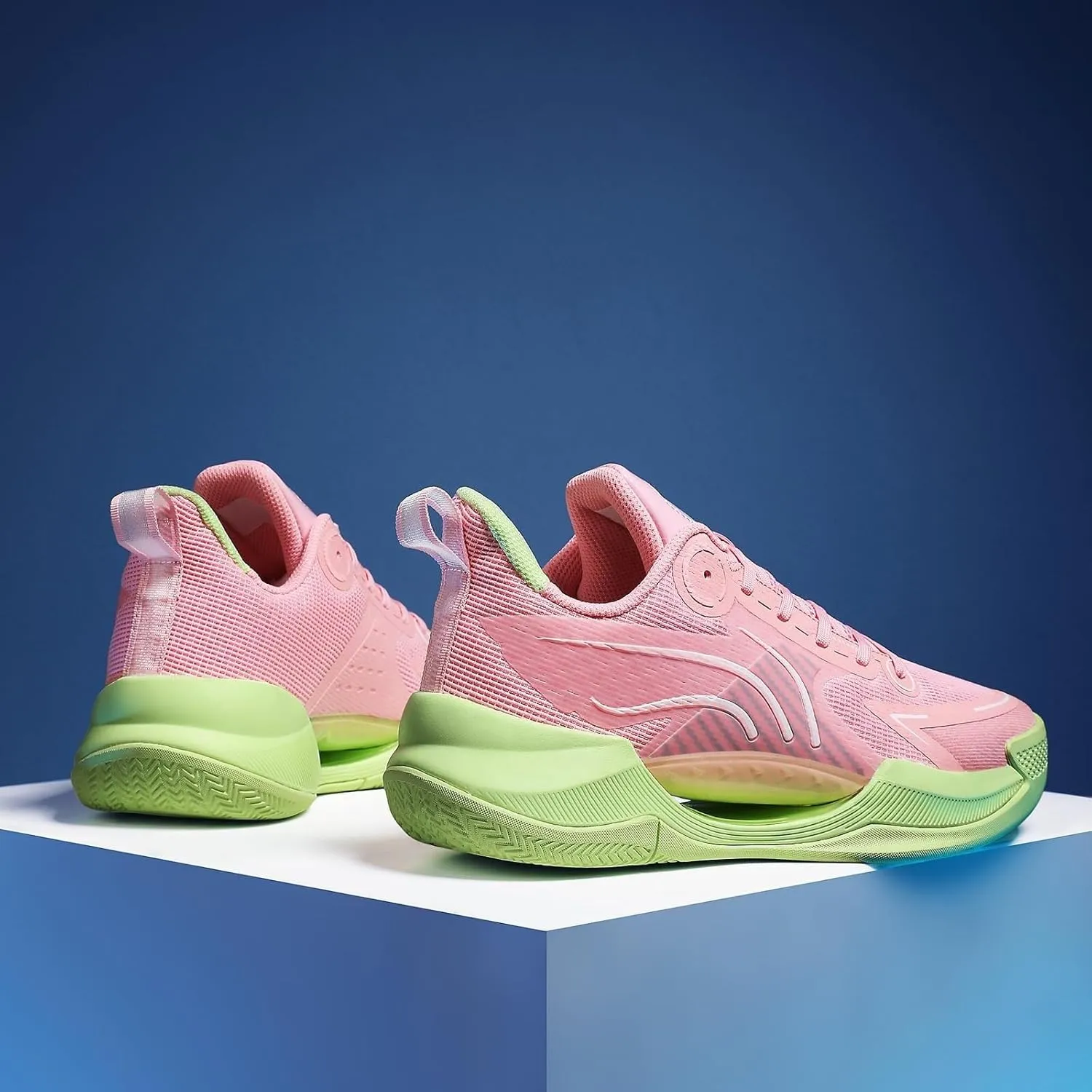 Unisex Basketball Shoes Low Cut Wear-Resistant Shock-Absorbing Breathable Fashionable Sports Training Boot