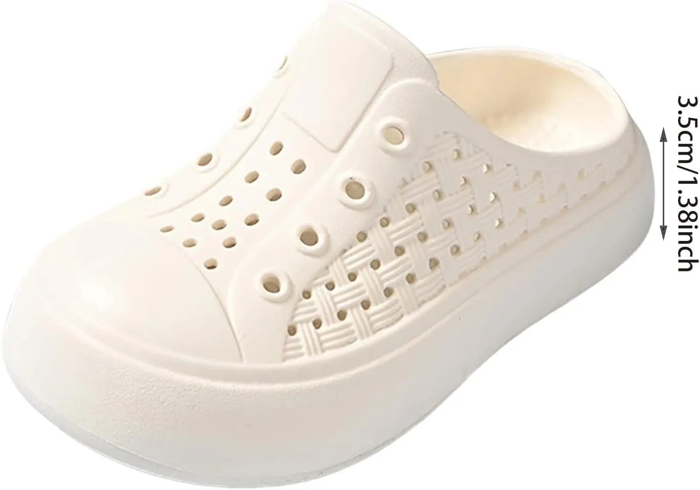Walking Shoes for Boys Girls Girls Shoes Comfortable Soft Thick Sole One Foot Covered Sandals Fashionable Light Sandals
