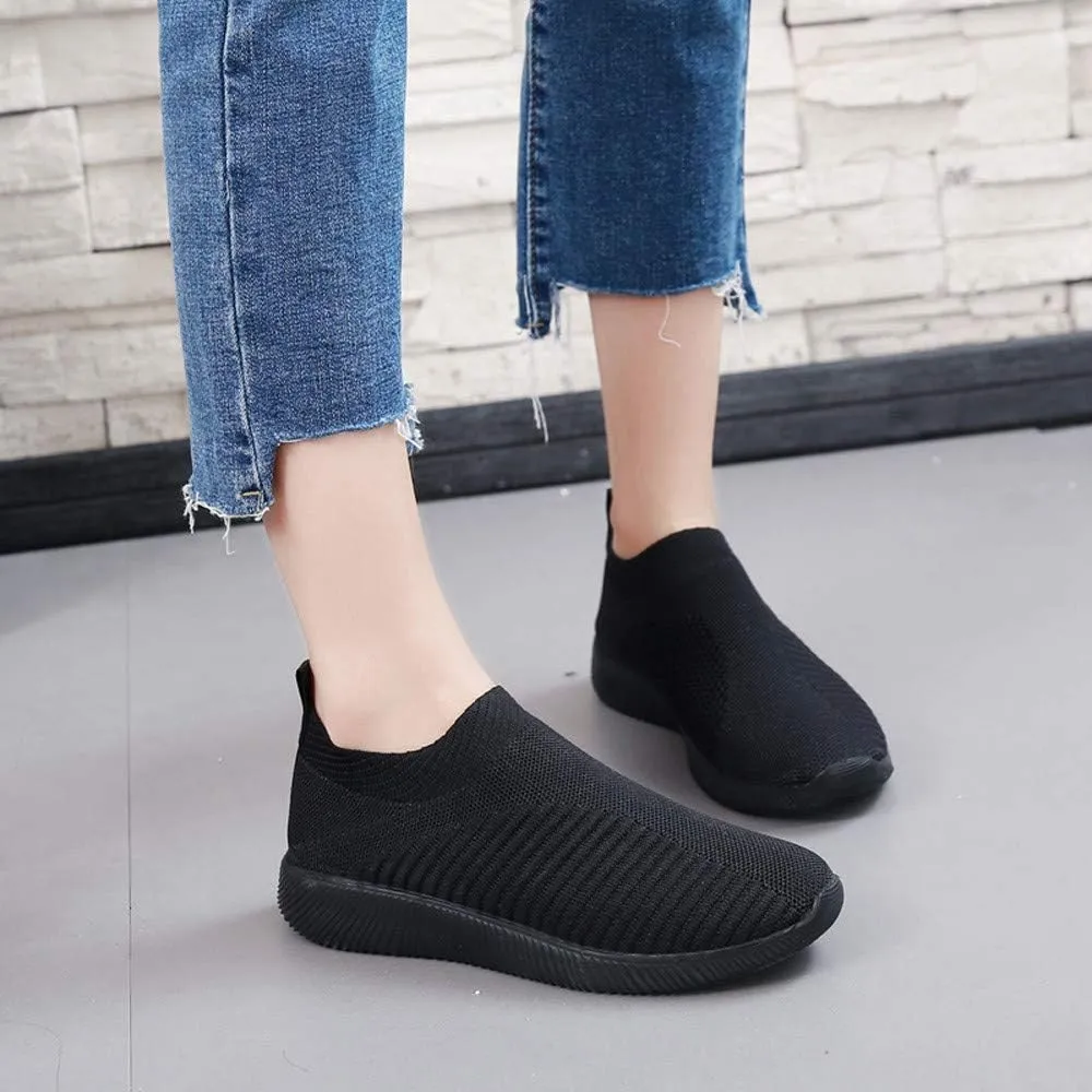 Walking Shoes Women Casual Sock Sneakers Comfy Breathable Slip on Sneakers Lightweight Casual Sports Work Shoes